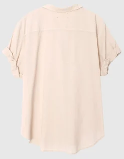 Kurzarm Oversize-Bluse Channing