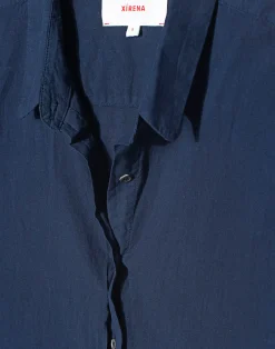 Kurzarm Oversize-Bluse Channing