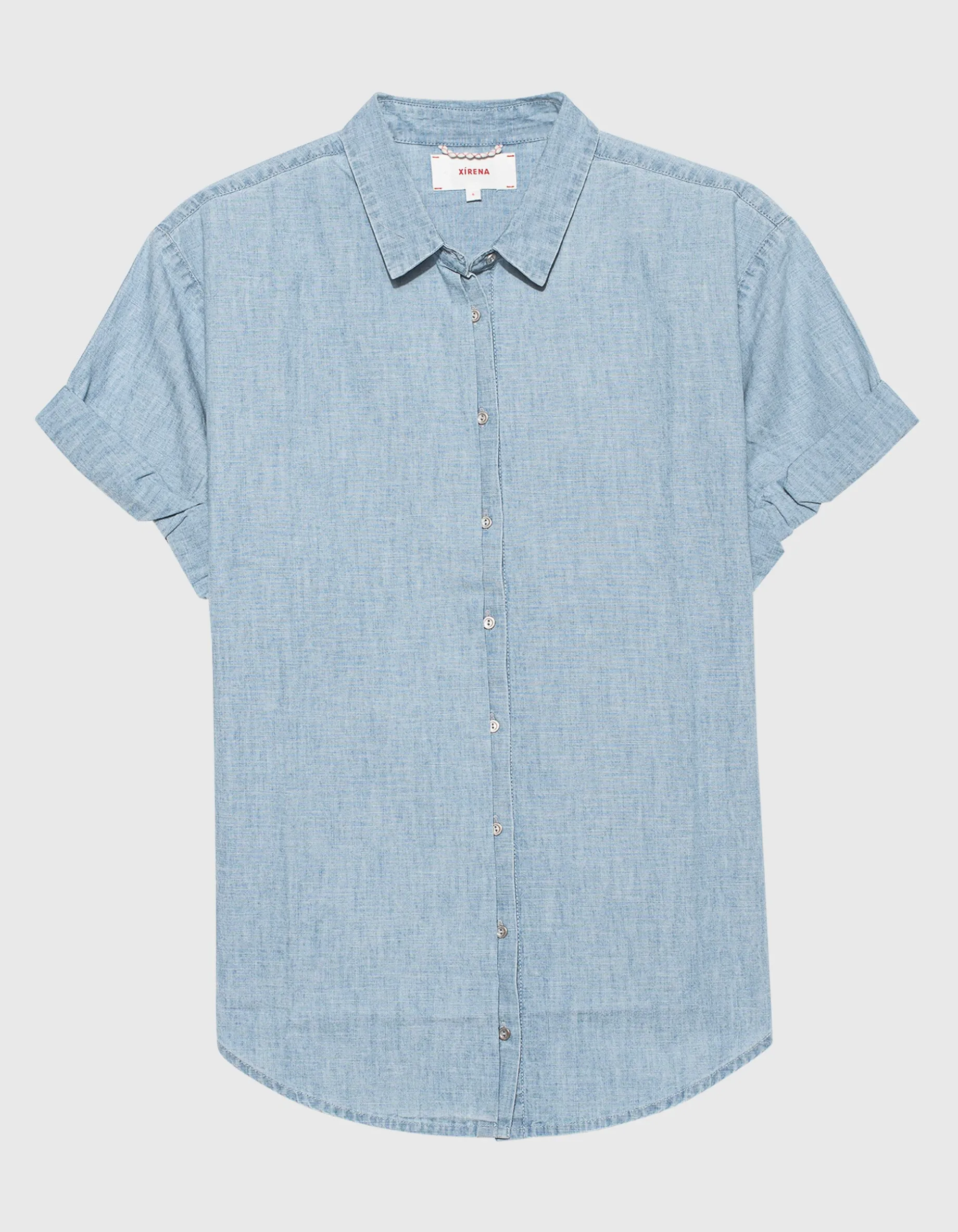 Kurzarm-Jeans Bluse Channing