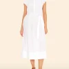 Kurzarm-Kleid April mit Bindegürtel