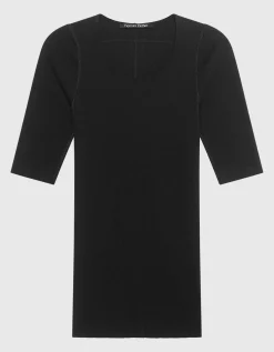 Kurzarm-Shirt mit Rundhalsausschnitt
