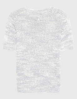Kurzarm-Strickpullover