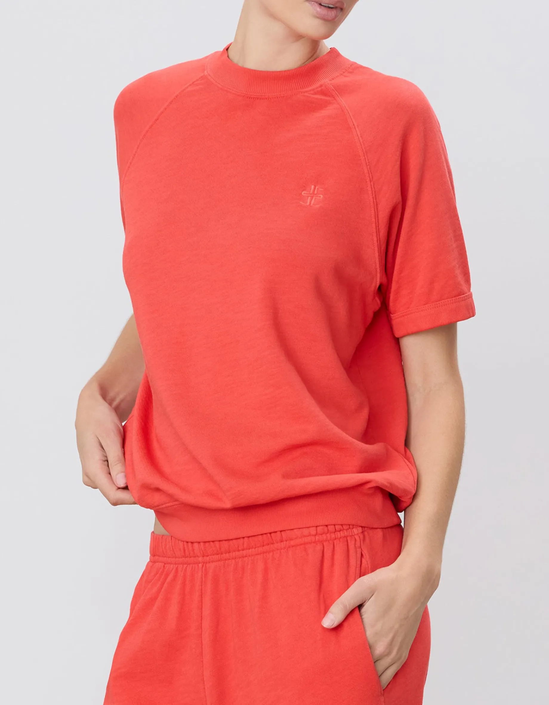 Kurzarm-Sweatshirt
