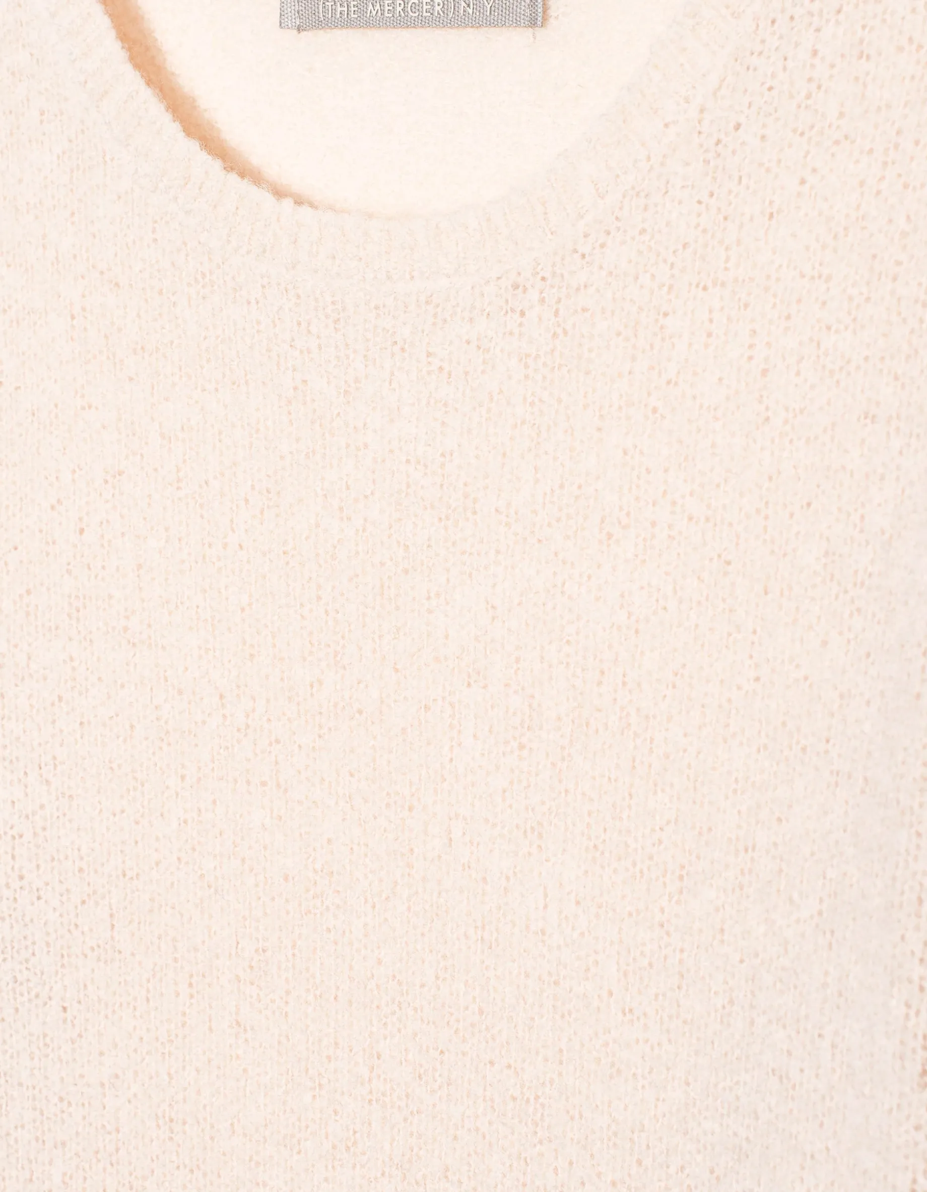 Kurzarm-Woll-Kaschmir-Mix Pullover