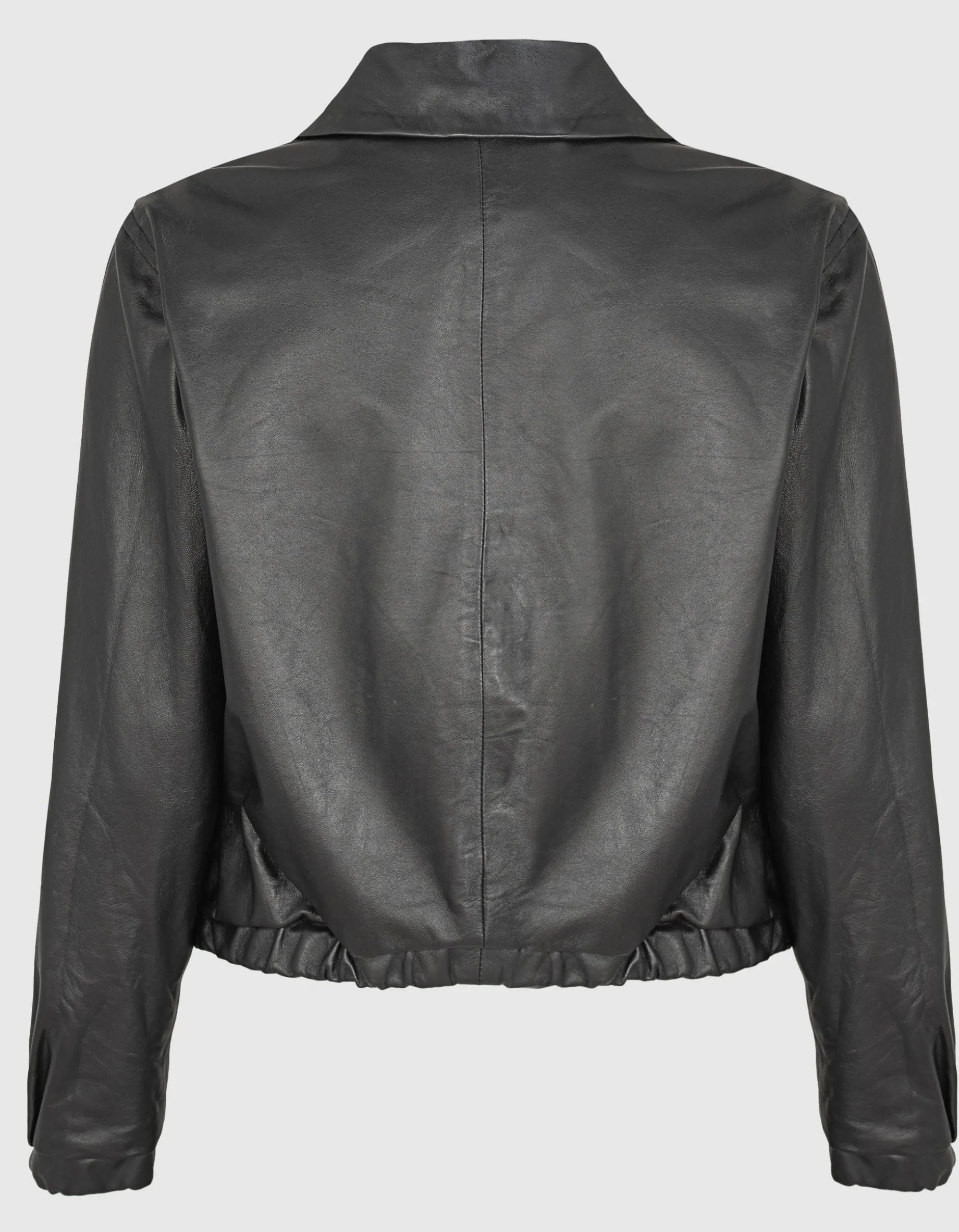 Lammleder-Jacke mit Zipper