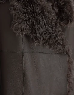 Lammleder-Shearling-Mantel
