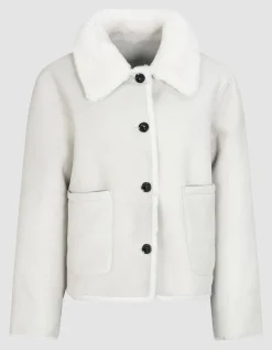 Lammleder-Shearling-Wendejacke