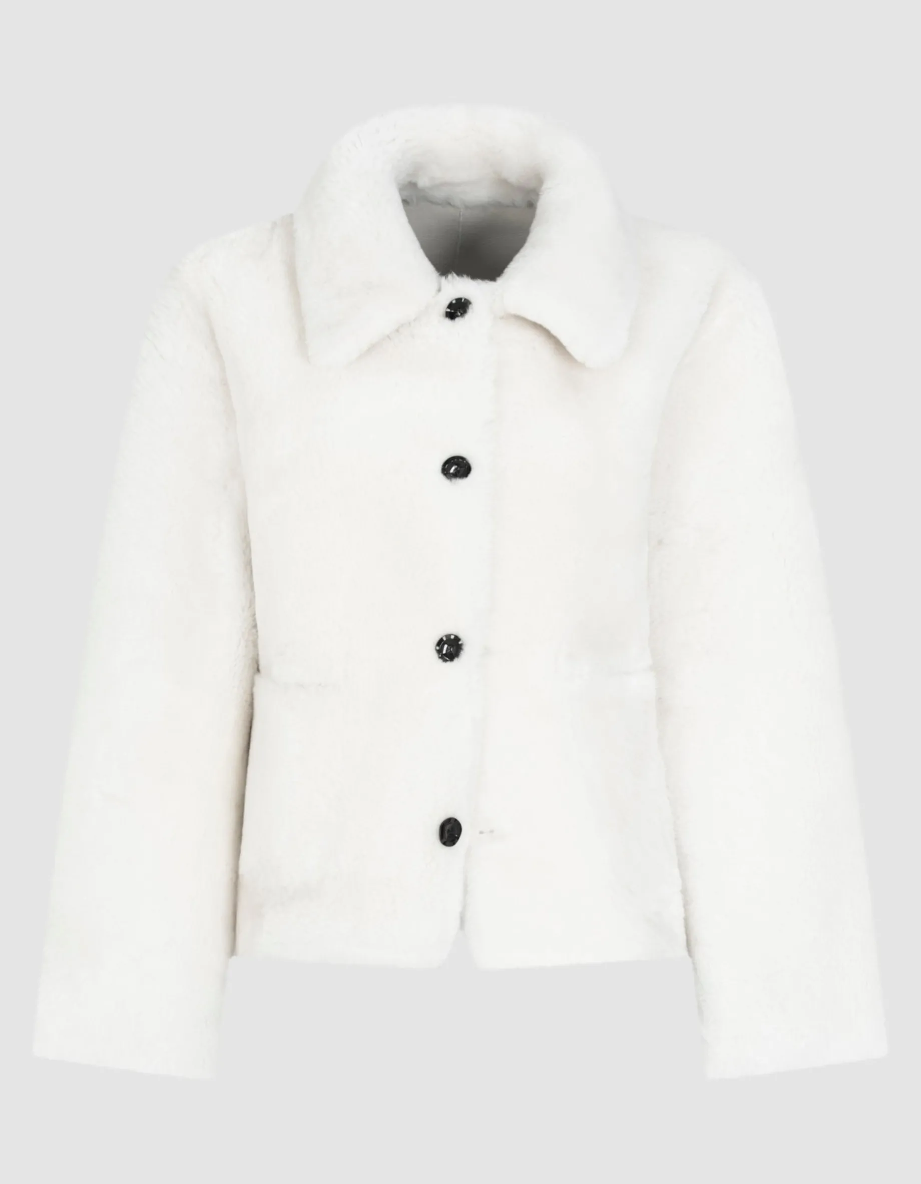 Lammleder-Shearling-Wendejacke