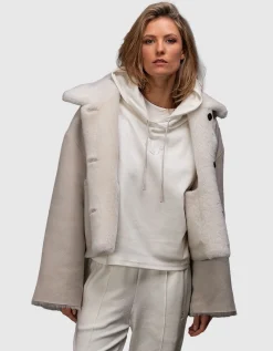 Lammleder-Shearling-Wendejacke