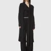 Langer Cardigan mit Eingrifftaschen