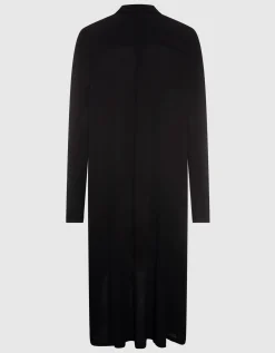 Langer Cardigan mit Eingrifftaschen