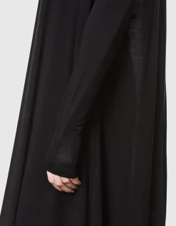 Langer Cardigan mit Eingrifftaschen