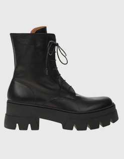 Leder-Combat Boots