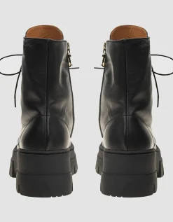 Leder-Combat Boots