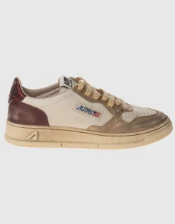 Leder-Sneaker Super Vintage mit Glanz-Finish