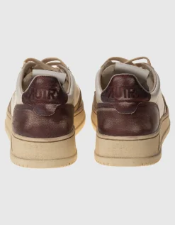 Leder-Sneaker Super Vintage mit Glanz-Finish