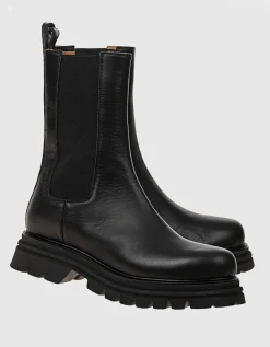 Leder-Stiefel
