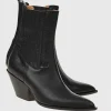 Leder-Stiefeletten