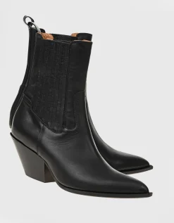 Leder-Stiefeletten
