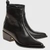 Leder-Stiefeletten