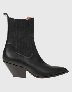 Leder-Stiefeletten