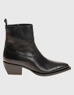 Leder-Stiefeletten