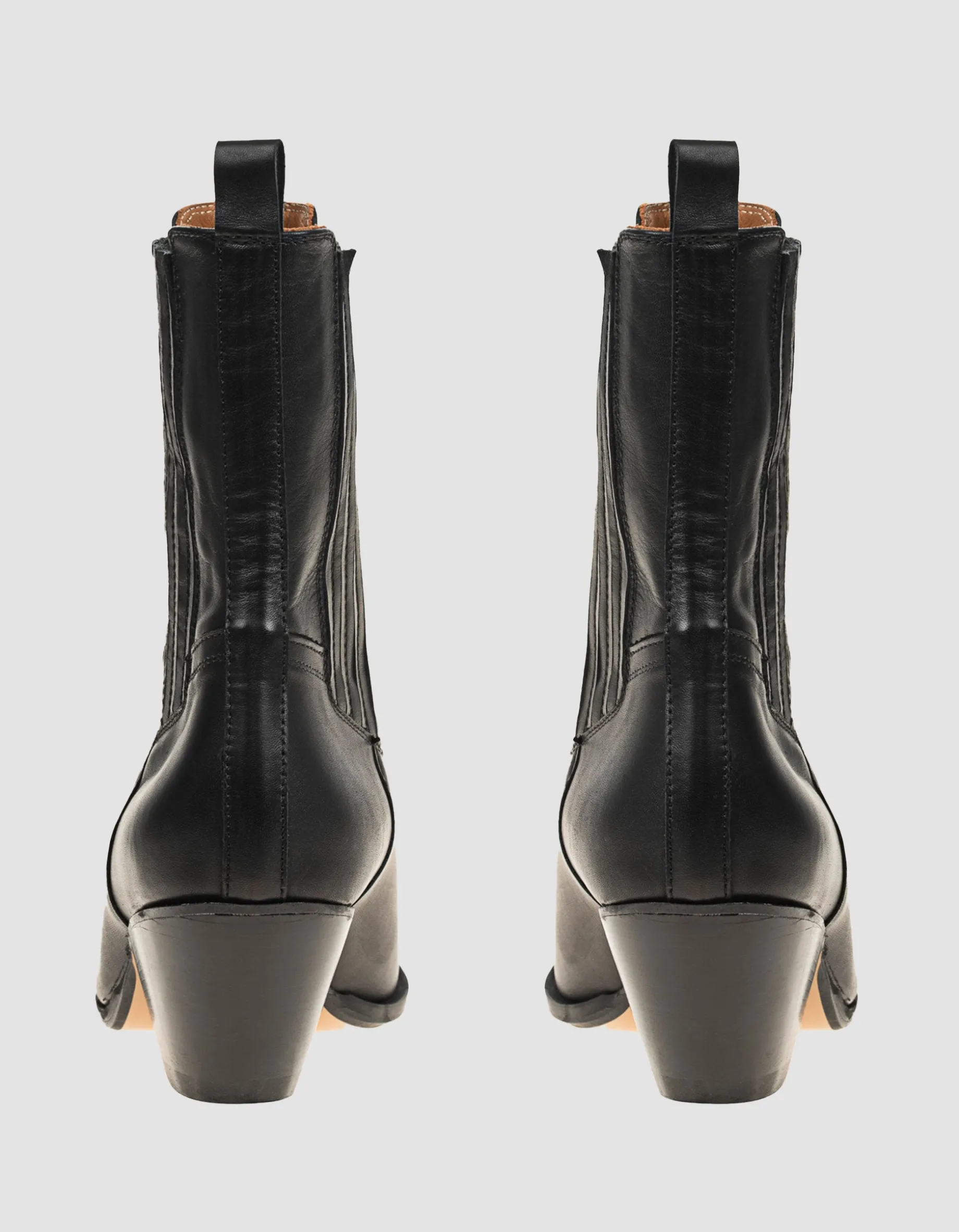 Leder-Stiefeletten