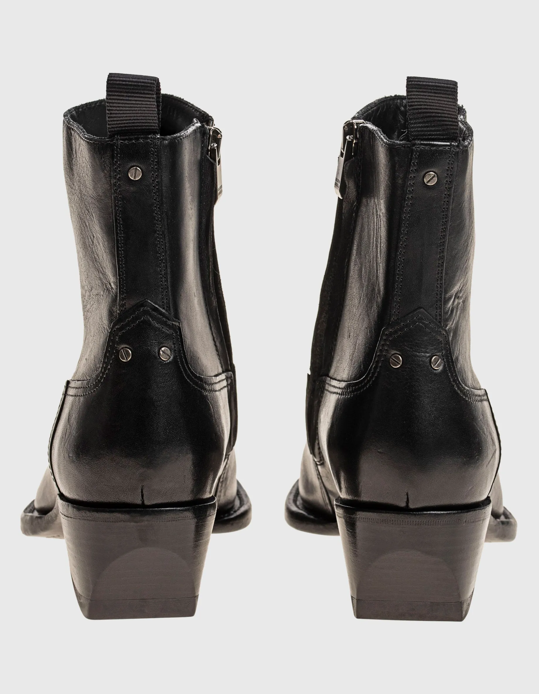 Leder-Stiefeletten