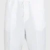 Leinen Bermuda-Shorts mit elastischem Bund