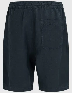 Leinen Bermuda-Shorts mit elastischem Bund