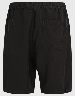 Leinen Bermuda-Shorts mit elastischem Bund