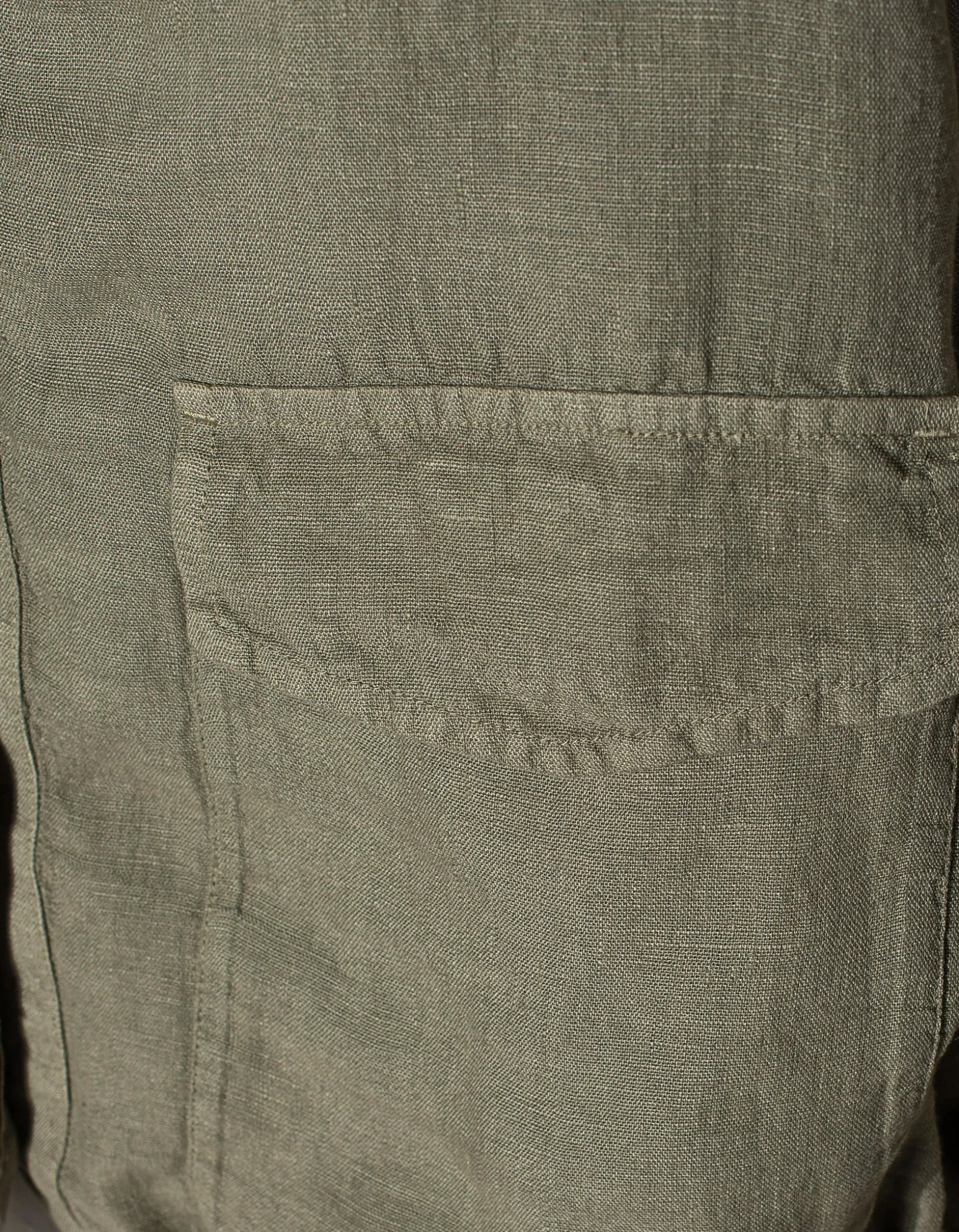 Leinen Jacke mit Kapuze