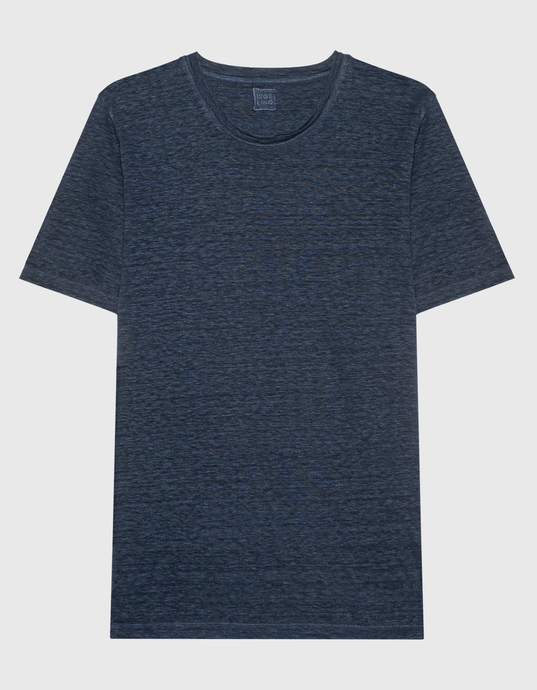 Leinen T-Shirt mit Rundhalsausschnitt