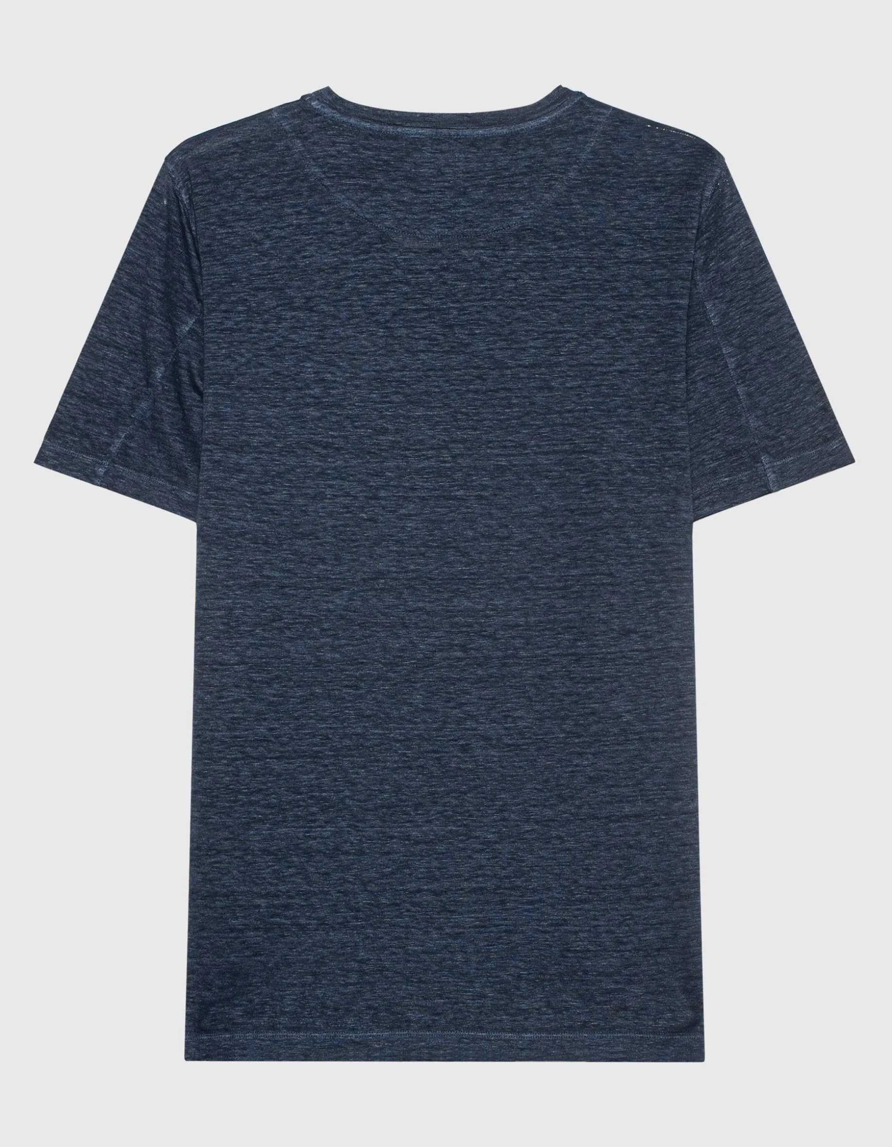 Leinen T-Shirt mit Rundhalsausschnitt
