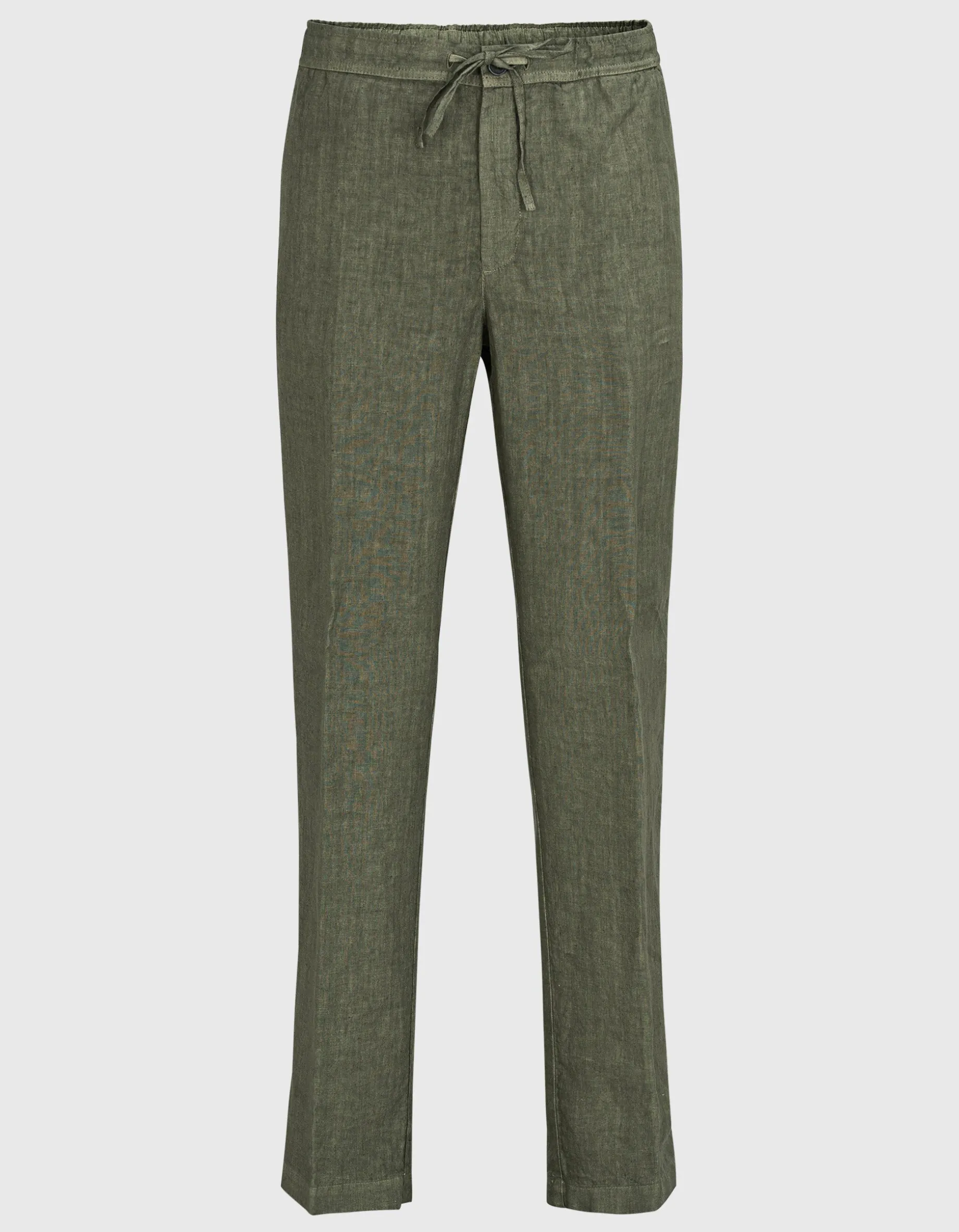Leinen-Hose mit Eingrifftaschen
