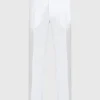 Leinen-Hose mit Eingrifftaschen
