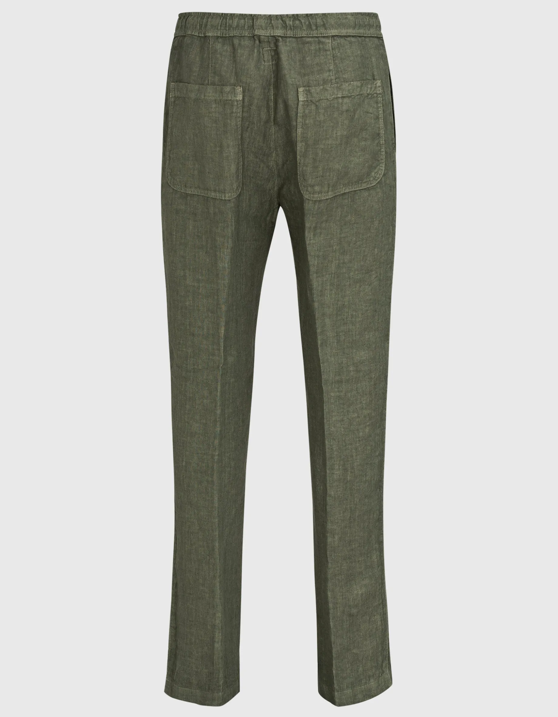 Leinen-Hose mit Eingrifftaschen