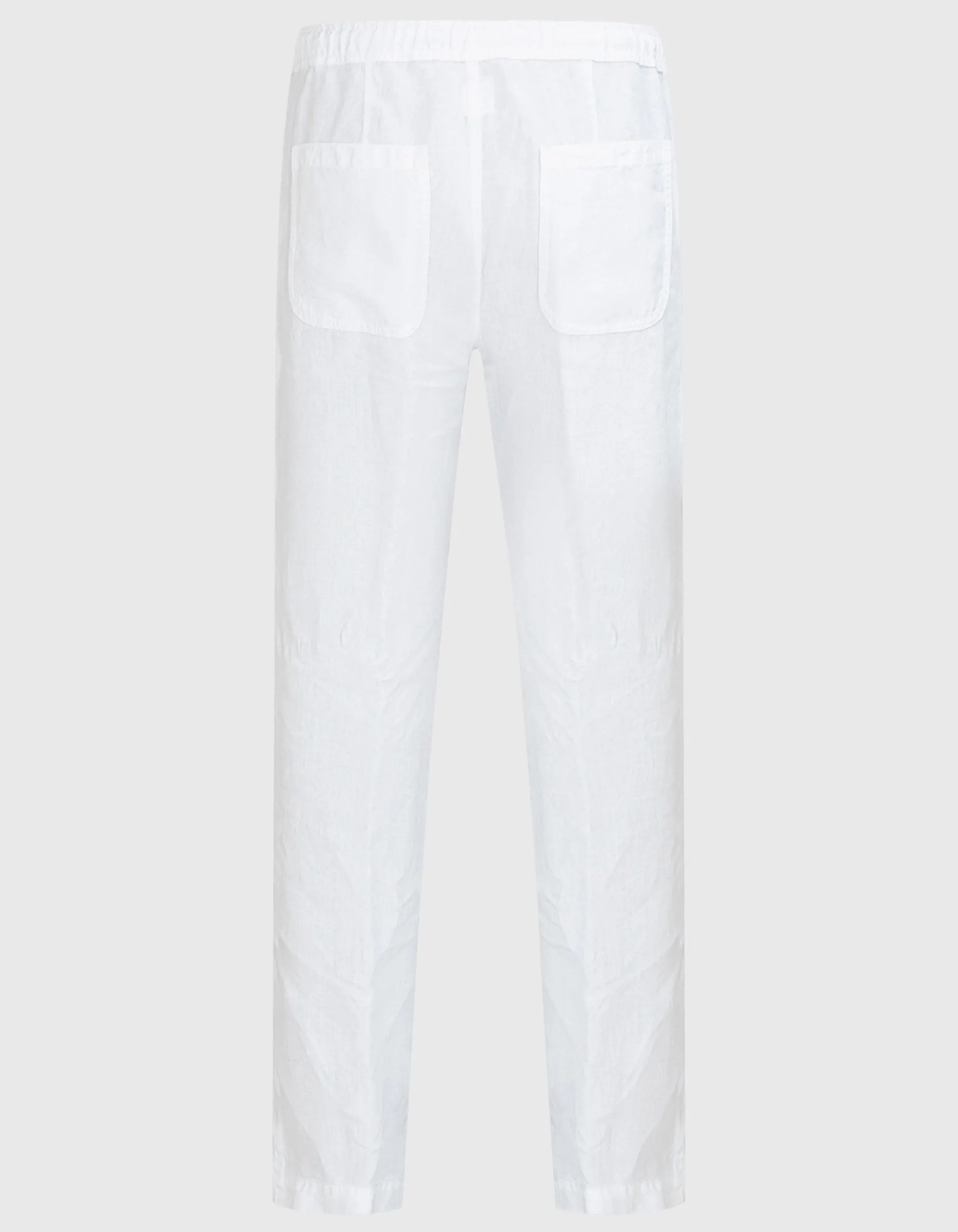 Leinen-Hose mit Eingrifftaschen