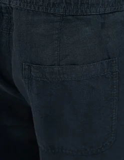 Leinen-Hose mit Eingrifftaschen