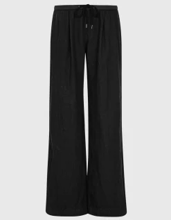 Leinen-Hose mit elastischem Bund