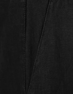 Leinen-Hose mit elastischem Bund