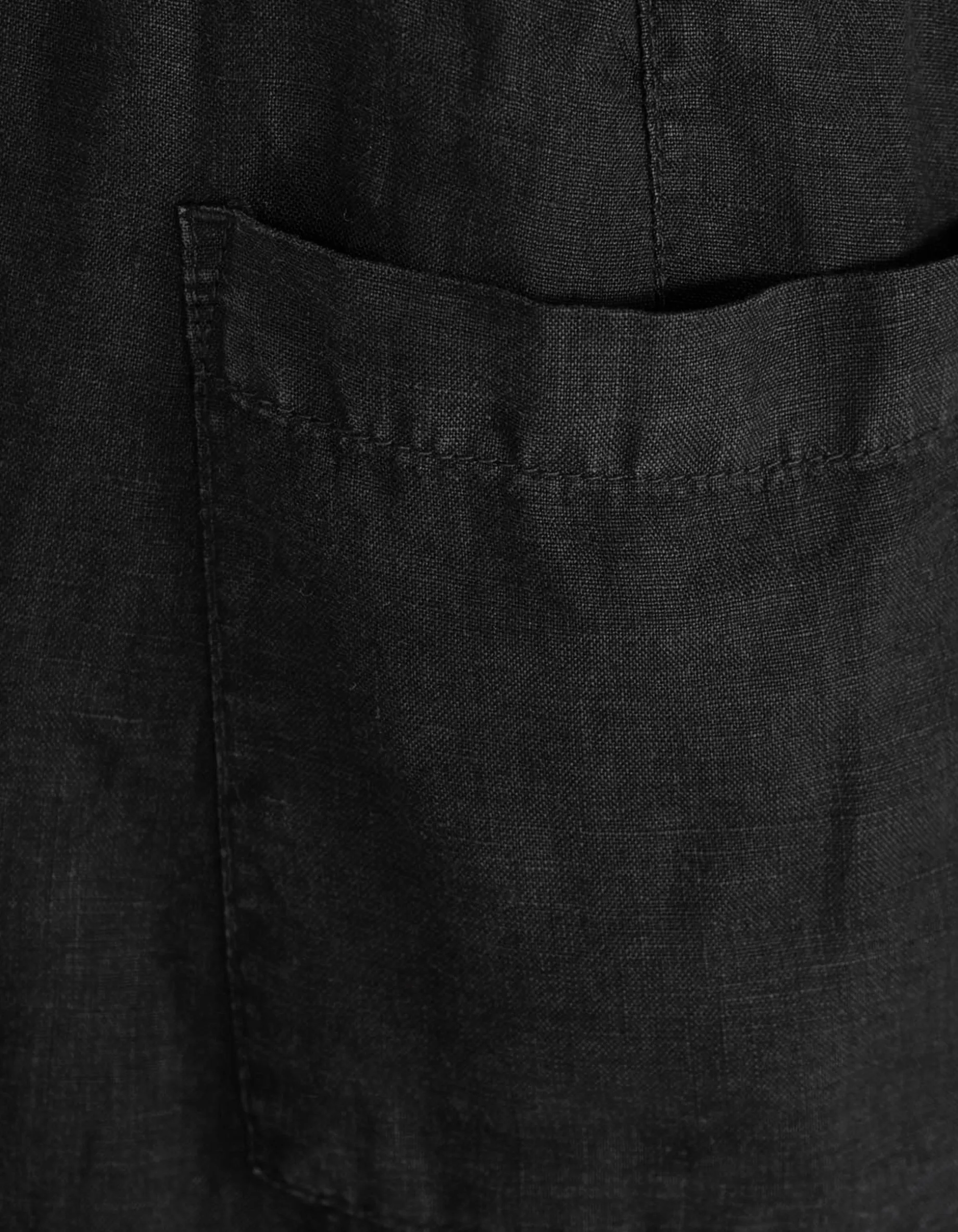 Leinen-Hose mit elastischem Bund