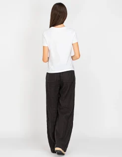 Leinen-Hose mit elastischem Bund