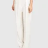 Leinen-Mix Bundfaltenhose Samdra