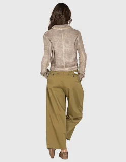 Leinen-Mix Cardigan