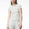 Leinen-Mix T-Shirt