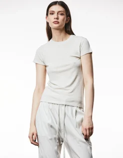 Leinen-Mix T-Shirt