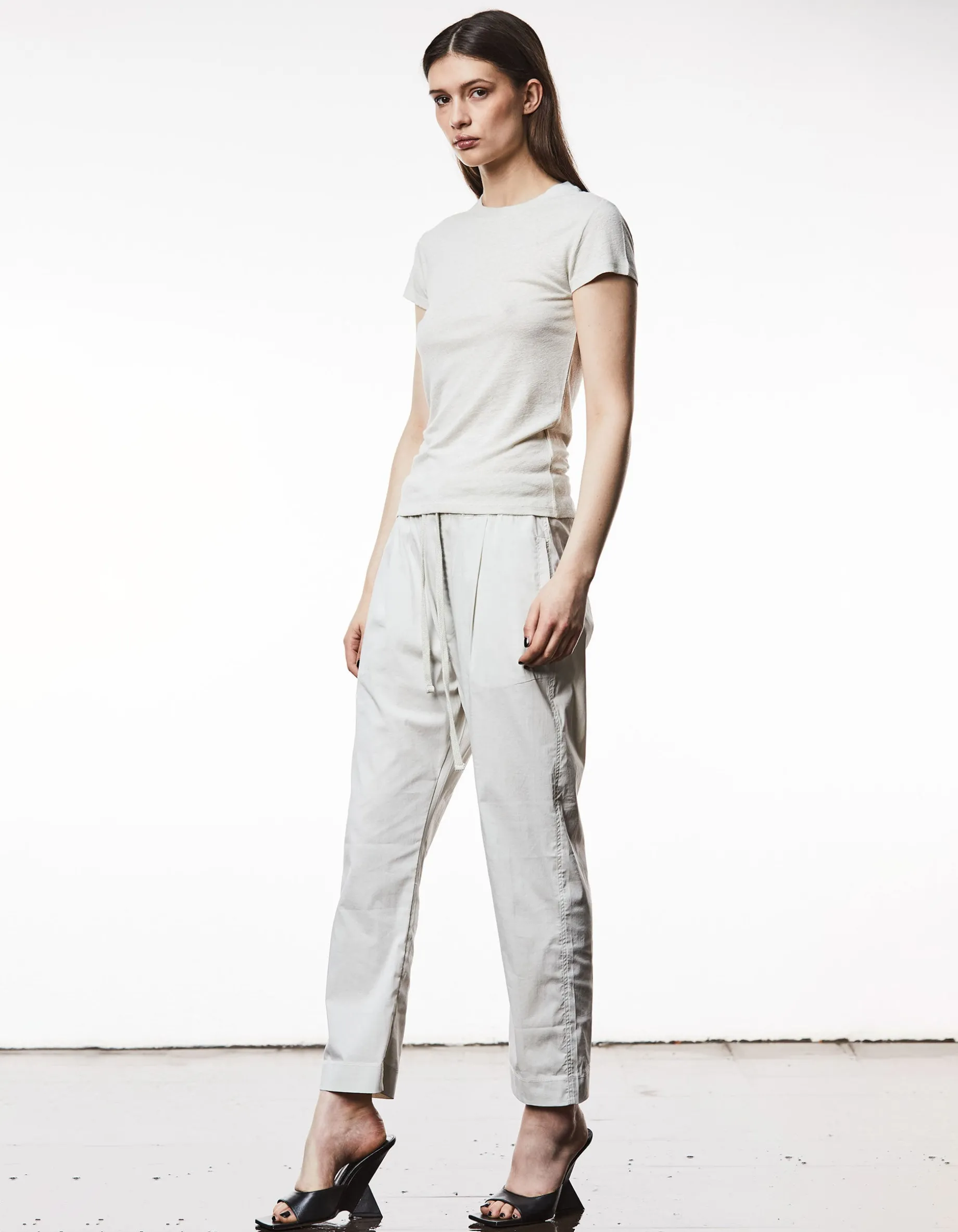 Leinen-Mix T-Shirt