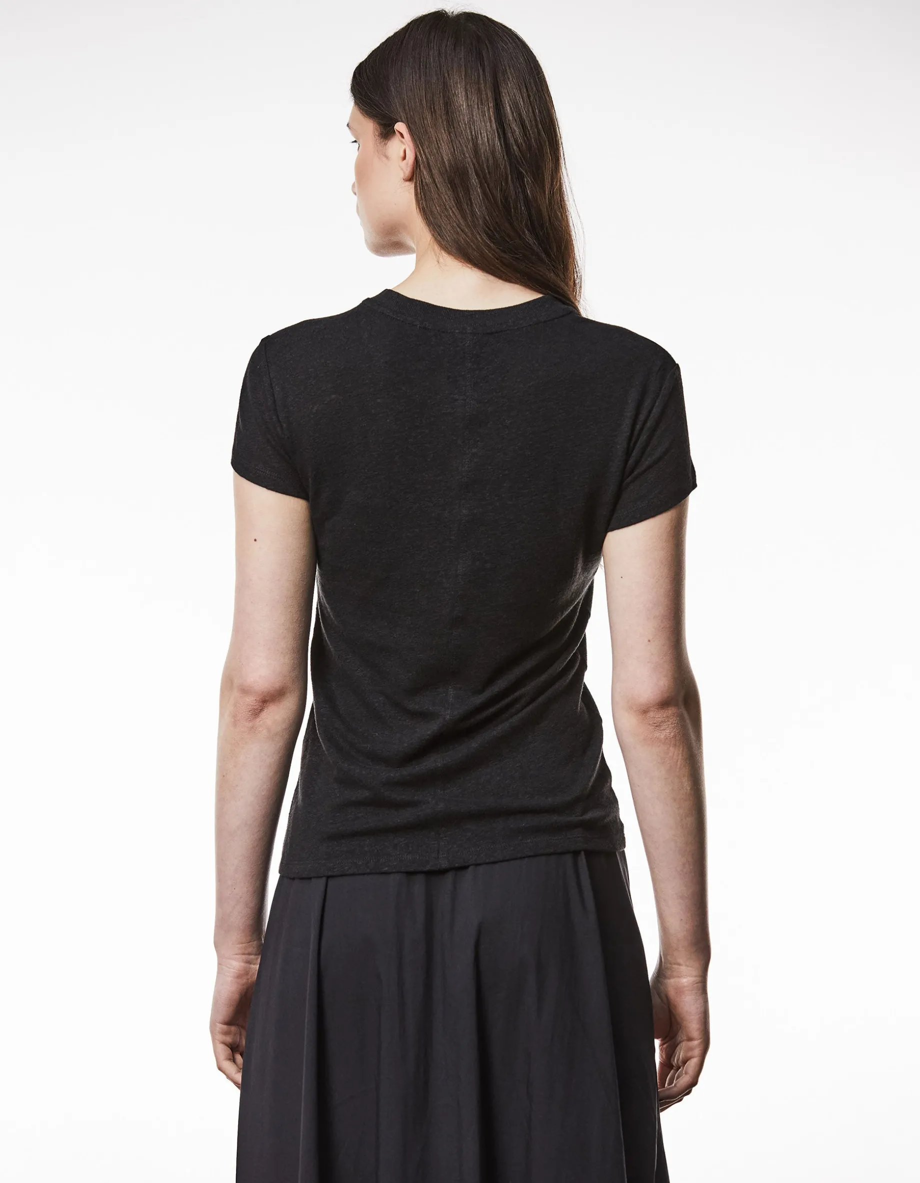 Leinen-Mix T-Shirt