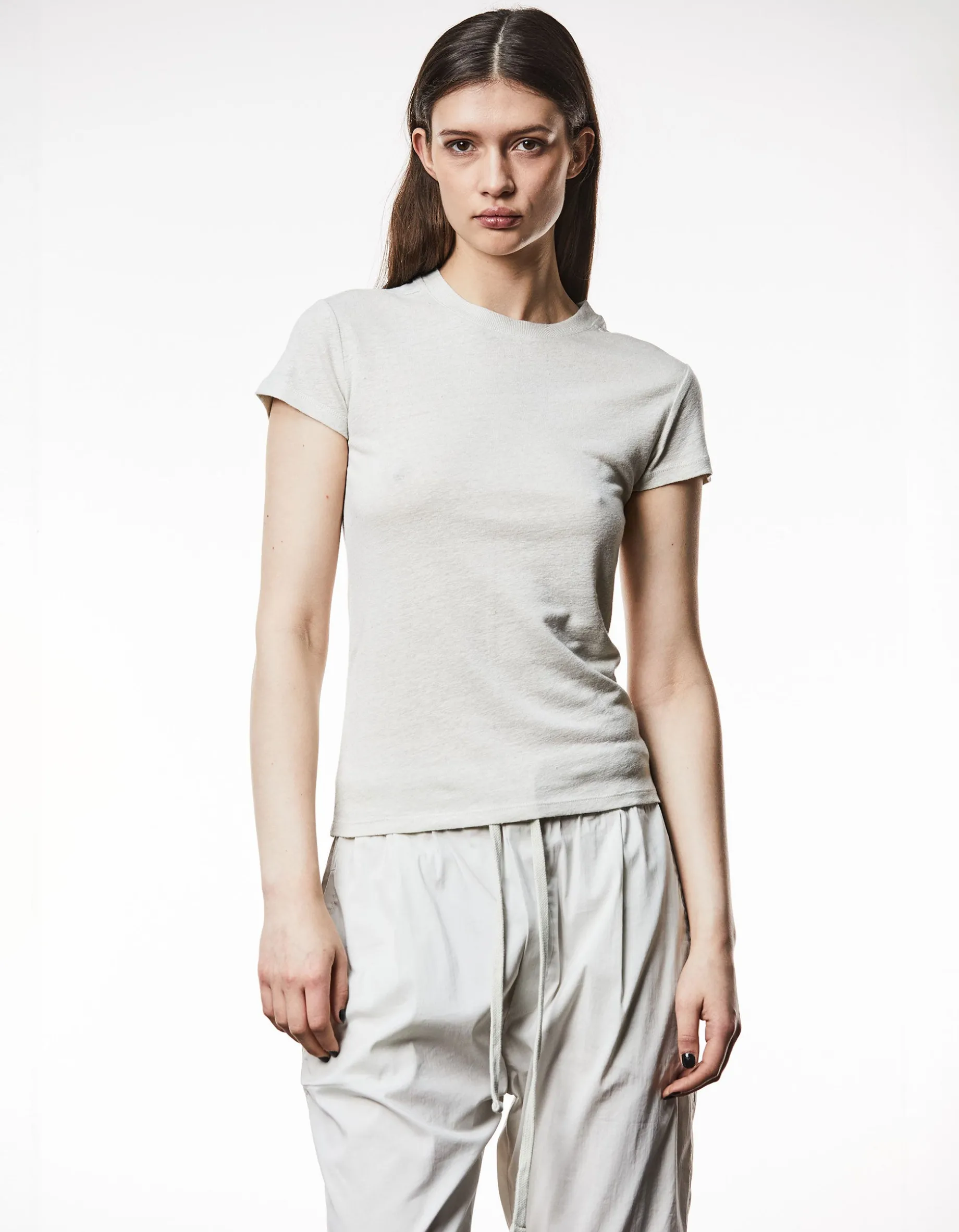 Leinen-Mix T-Shirt